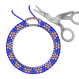 Brick Stitch Hoop Tutorial